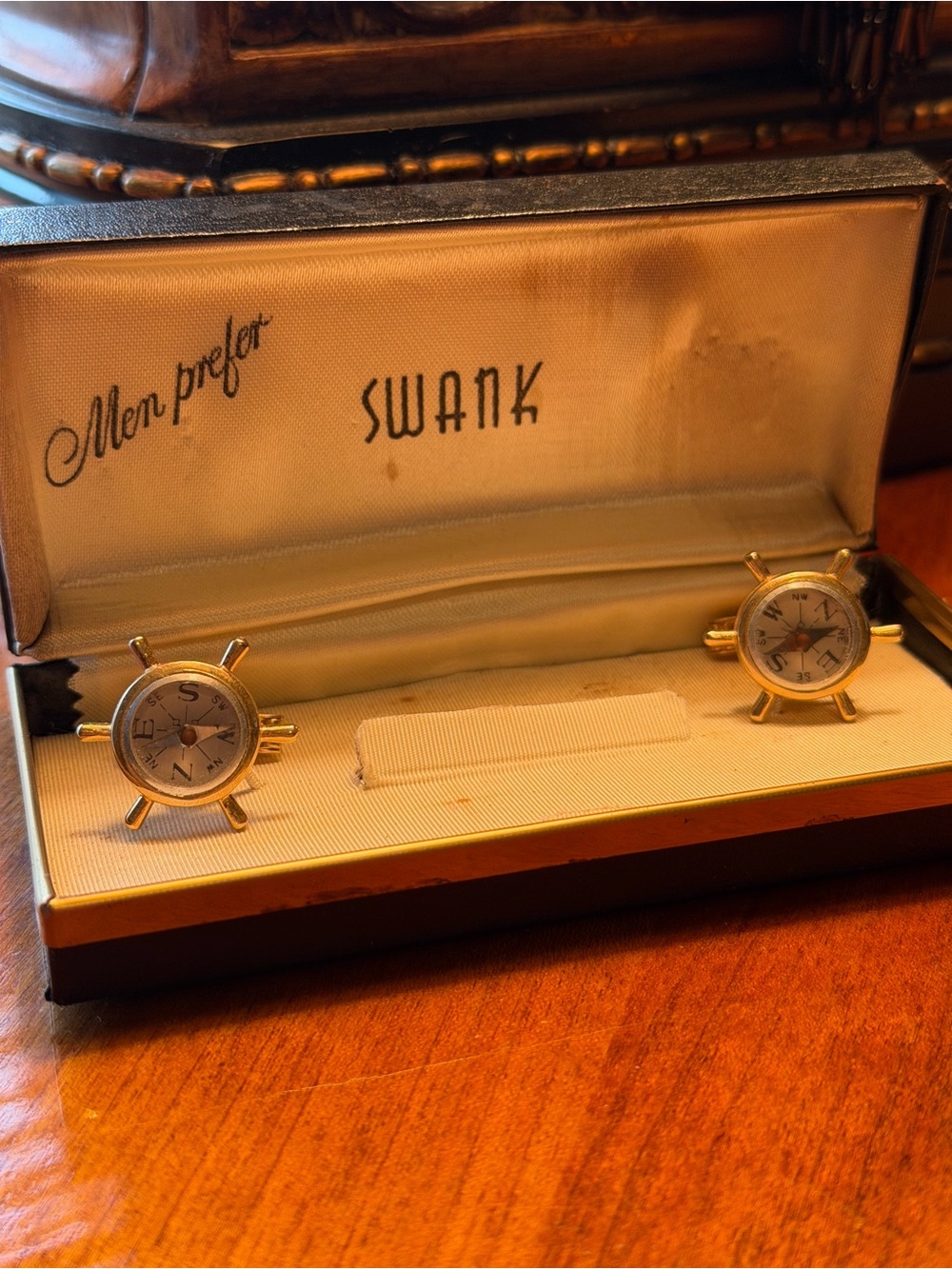 SWANK Gold Tone Nautical Vintage Collection